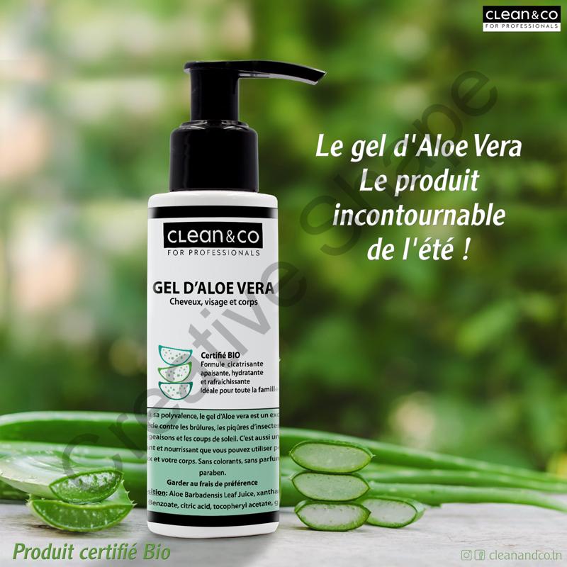 Affiche Gel Aloe Vera